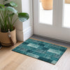 Piper Looms Chantille Patchwork ACN631 Teal Area Rug