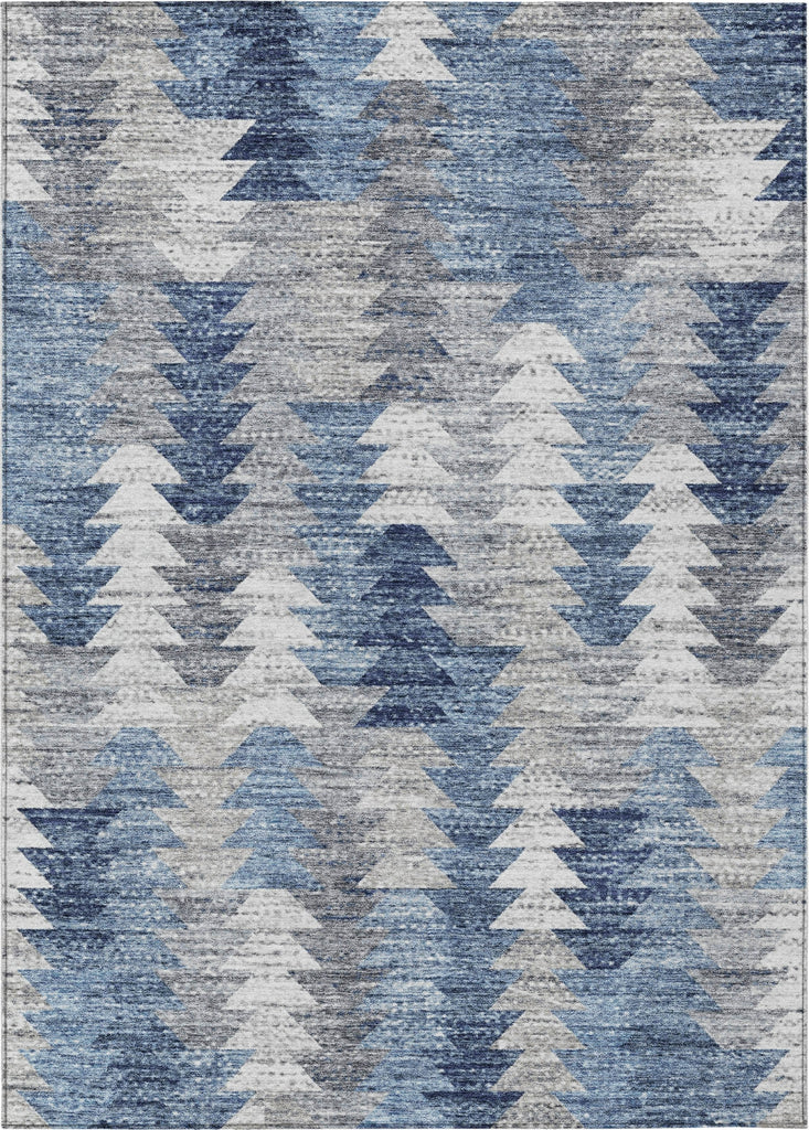 Piper Looms Chantille Modern ACN632 Blue Area Rug