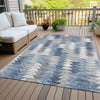 Piper Looms Chantille Modern ACN632 Blue Area Rug