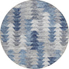 Piper Looms Chantille Modern ACN632 Blue Area Rug