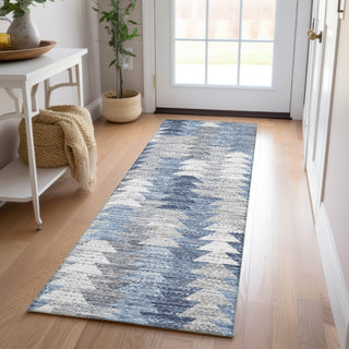 Piper Looms Chantille Modern ACN632 Blue Area Rug