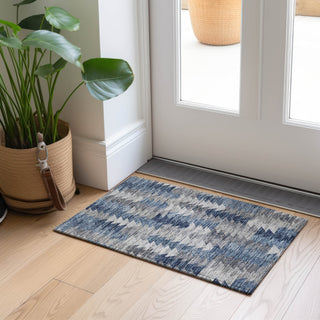 Piper Looms Chantille Modern ACN632 Blue Area Rug