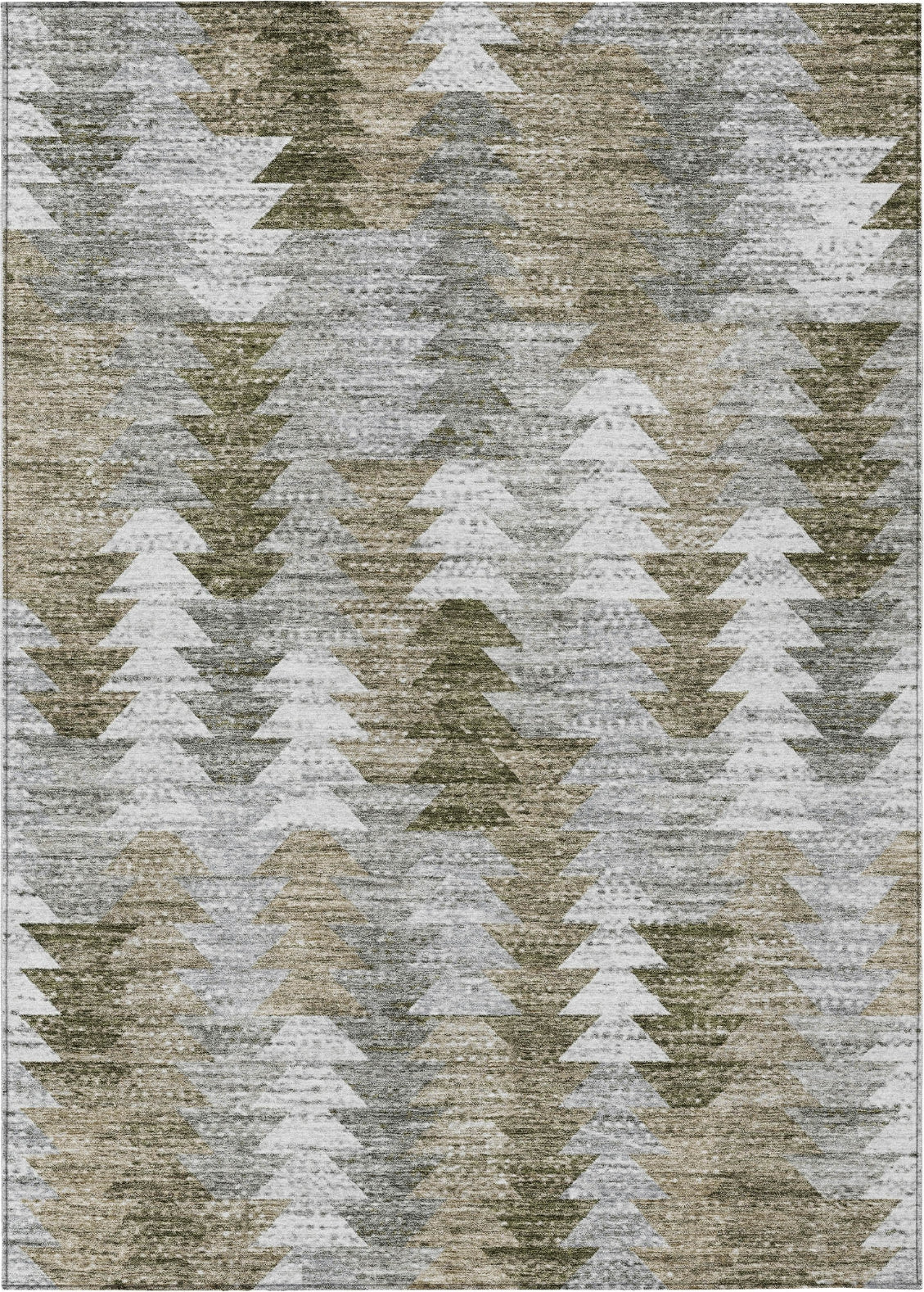 Piper Looms Chantille Modern ACN632 Brown Area Rug