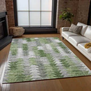 Piper Looms Chantille Modern ACN632 Green Area Rug