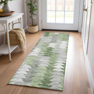 Piper Looms Chantille Modern ACN632 Green Area Rug