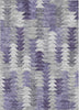 Piper Looms Chantille Modern ACN632 Purple Area Rug