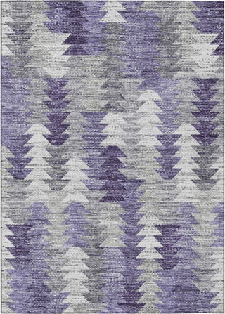 Piper Looms Chantille Modern ACN632 Purple Area Rug