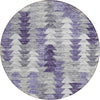 Piper Looms Chantille Modern ACN632 Purple Area Rug