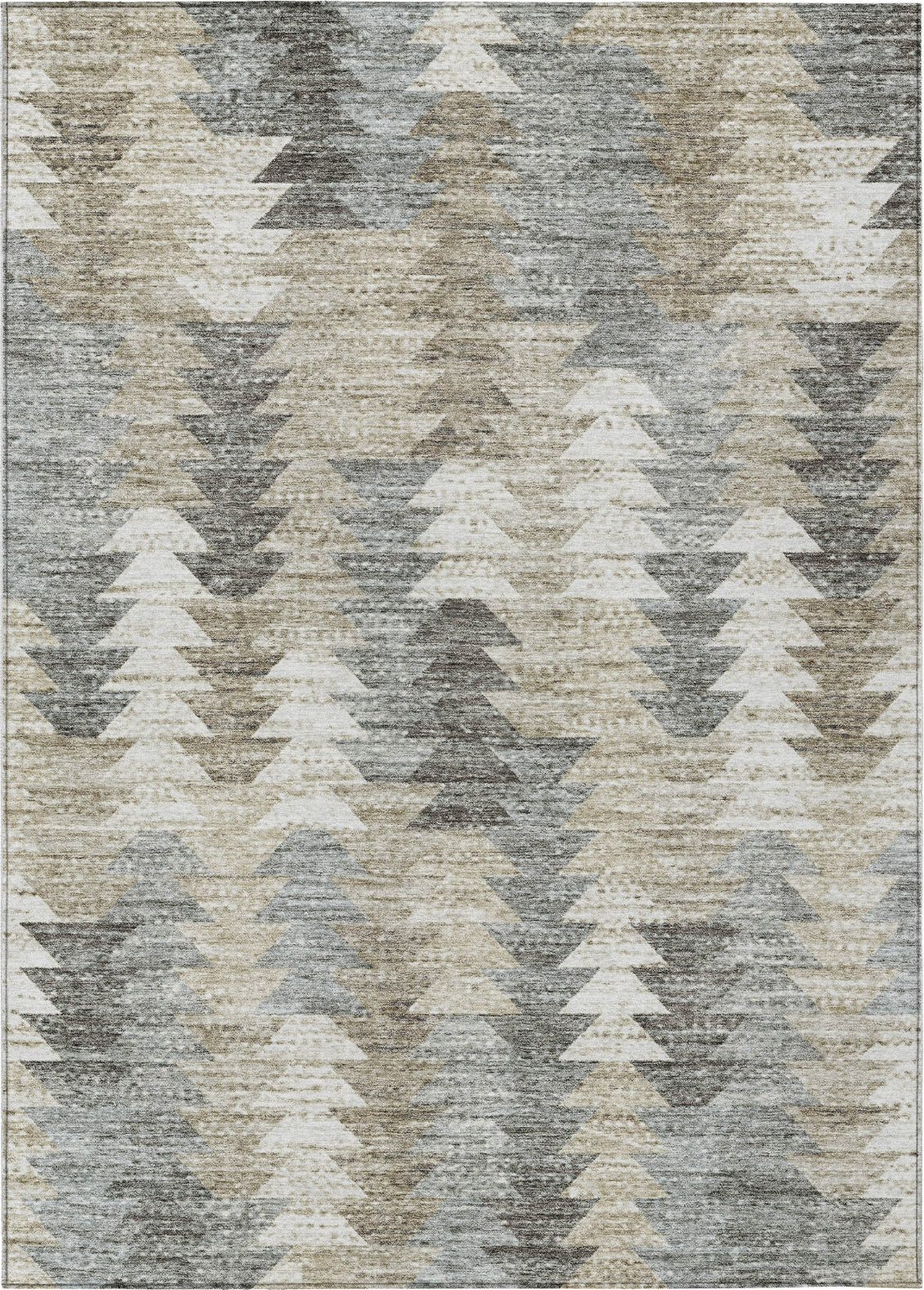 Piper Looms Chantille Modern ACN632 Taupe Area Rug