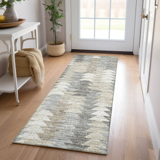 Piper Looms Chantille Modern ACN632 Taupe Area Rug