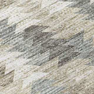 Piper Looms Chantille Modern ACN632 Taupe Area Rug