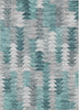 Piper Looms Chantille Modern ACN632 Teal Area Rug