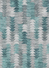 Piper Looms Chantille Modern ACN632 Teal Area Rug