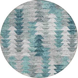 Piper Looms Chantille Modern ACN632 Teal Area Rug