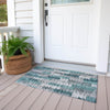 Piper Looms Chantille Modern ACN632 Teal Area Rug