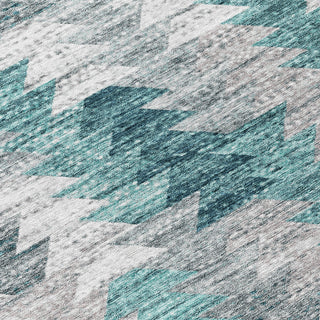 Piper Looms Chantille Modern ACN632 Teal Area Rug