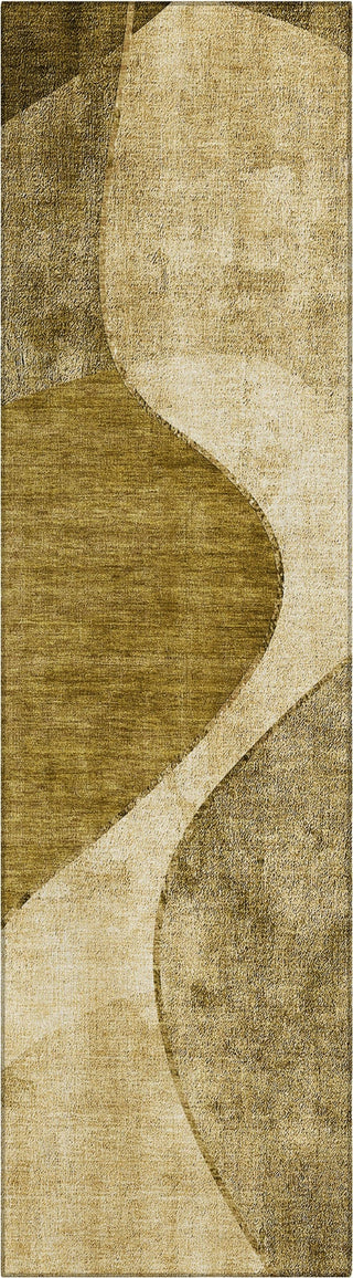 Piper Looms Chantille Art Deco ACN633 Brown Area Rug