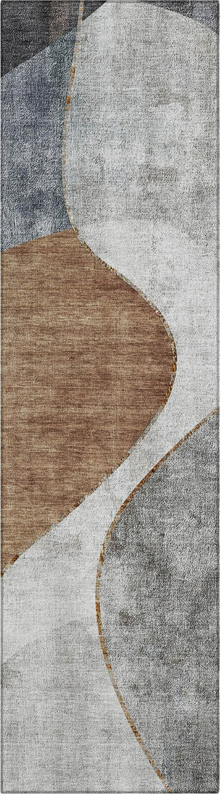 Piper Looms Chantille Art Deco ACN633 Gray Area Rug