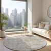 Piper Looms Chantille Floral ACN634 Beige Area Rug