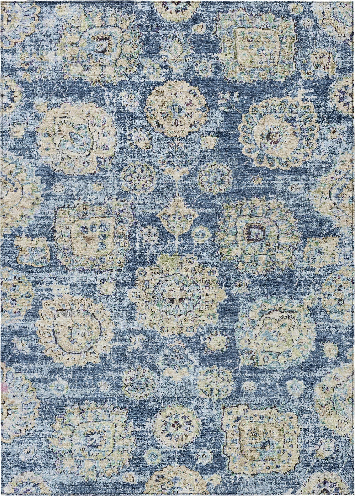 Piper Looms Chantille Floral ACN703 Sky Area Rug – Incredible Rugs and ...