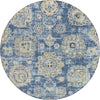 Piper Looms Chantille Floral ACN634 Blue Area Rug
