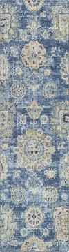 Piper Looms Chantille Floral ACN634 Blue Area Rug