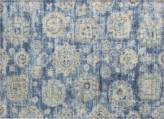 Piper Looms Chantille Floral ACN634 Blue Area Rug