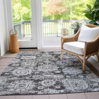 Piper Looms Chantille Floral ACN634 Gray Area Rug