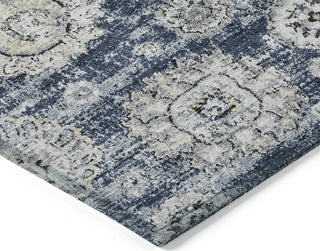 Piper Looms Chantille Floral ACN634 Navy Area Rug