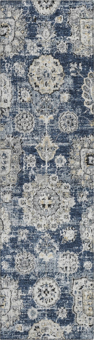 Piper Looms Chantille Floral ACN634 Navy Area Rug