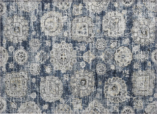 Piper Looms Chantille Floral ACN634 Navy Area Rug