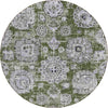 Piper Looms Chantille Floral ACN634 Olive Area Rug