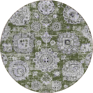 Piper Looms Chantille Floral ACN634 Olive Area Rug