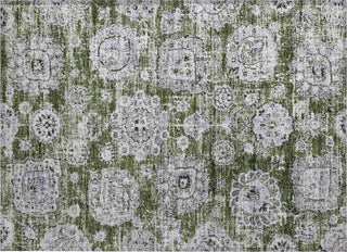 Piper Looms Chantille Floral ACN634 Olive Area Rug