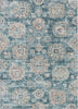 Piper Looms Chantille Floral ACN634 Teal Area Rug