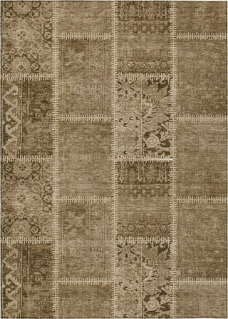 Piper Looms Chantille Patchwork ACN635 Brown Area Rug