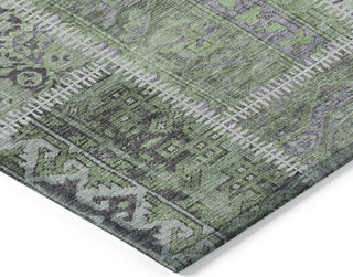 Piper Looms Chantille Patchwork ACN635 Green Area Rug