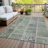 Piper Looms Chantille Patchwork ACN635 Green Area Rug