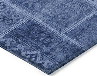 Piper Looms Chantille Patchwork ACN635 Navy Area Rug