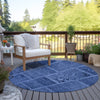 Piper Looms Chantille Patchwork ACN635 Navy Area Rug