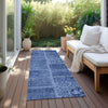 Piper Looms Chantille Patchwork ACN635 Navy Area Rug