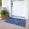 Piper Looms Chantille Patchwork ACN635 Navy Area Rug