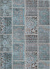 Piper Looms Chantille Patchwork ACN635 Teal Area Rug