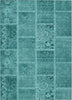 Piper Looms Chantille Patchwork ACN635 Turquoise Area Rug