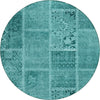 Piper Looms Chantille Patchwork ACN635 Turquoise Area Rug