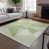 Piper Looms Chantille Geometric ACN636 Aloe Area Rug