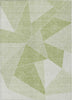 Piper Looms Chantille Geometric ACN636 Aloe Area Rug