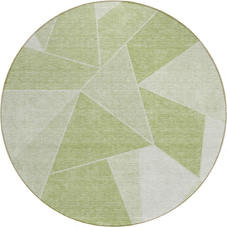 Piper Looms Chantille Geometric ACN636 Aloe Area Rug