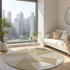 Piper Looms Chantille Geometric ACN636 Beige Area Rug