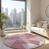 Piper Looms Chantille Geometric ACN636 Blush Area Rug